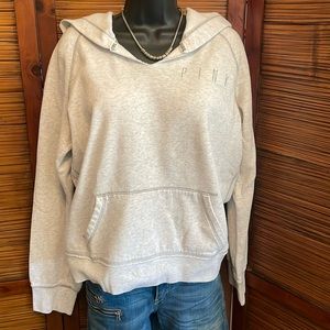 PINK Victoria Secret Large Hooded sweatshirt- light gray